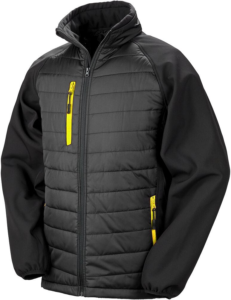 Blusão Softshell acolchoado Black Compass R237X