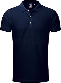 RU566M Polo Stretch de homem tam: M cor: French Navy : Russe...