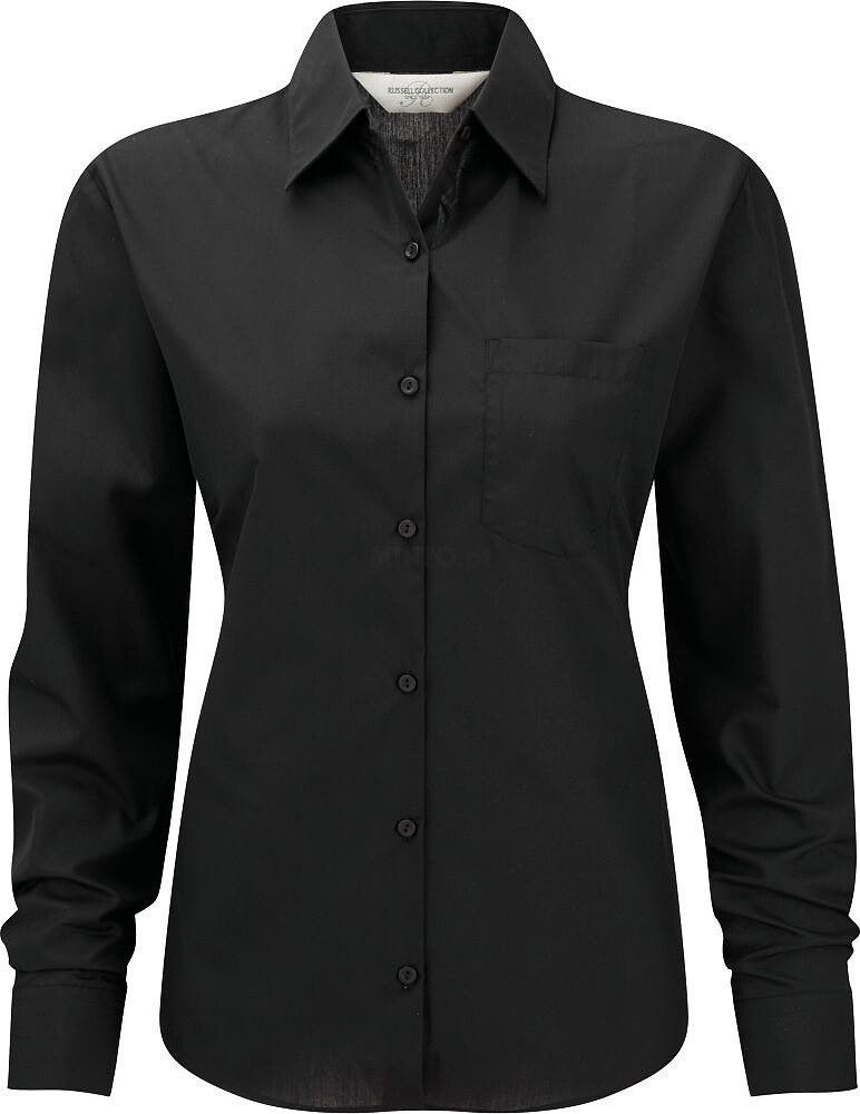 Camisa de senhora em popeline de manga comprida RU934F