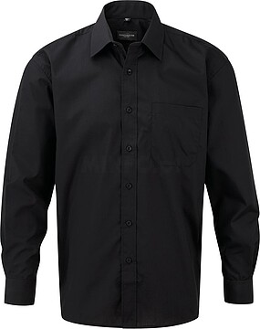 Camisa de homem em popeline de manga comprida RU934M