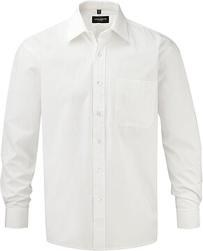 Camisa de homem de manga comprida em popeline RU936M