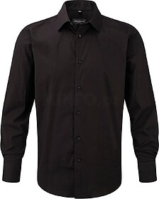 RU946M Camisa justa de manga comprida tam: M cor: Black : Ru...