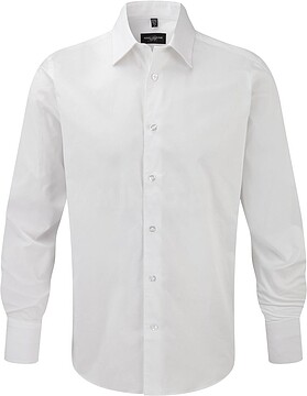 Camisa justa de manga comprida RU946M