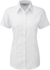 RU963F Camisa de senhora de manga curta Herringbone tam: L c...