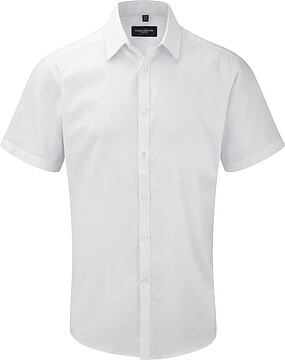 Camisa de homem de manga curta Herringbone RU963M