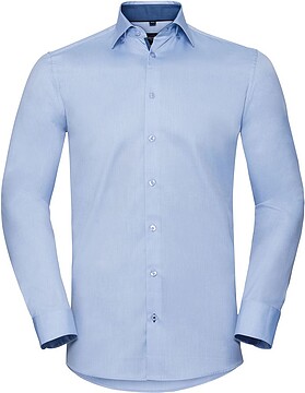 Camisa de manga comprida Herringbone RU964M