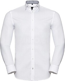 RU964M Camisa de manga comprida Herringbone tam: 4XL cor: Wh...