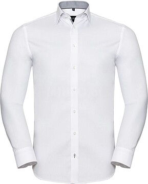 Camisa de manga comprida Herringbone RU964M