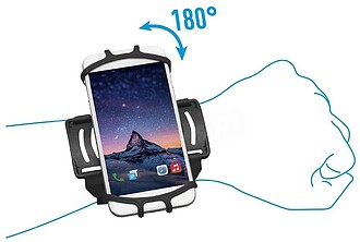 UNIVERSAL WRIST MOUNT : ARMBAND 5-7IN HHD