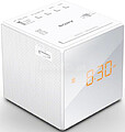 Radio Relogio Sony - ICF-C1W - Branco : Sintonizador - Alarme - Fonte de Música