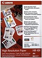 Canon HR-101A4 - Papel de Alta Resolução - Caixa de 50 folhas 1033A002