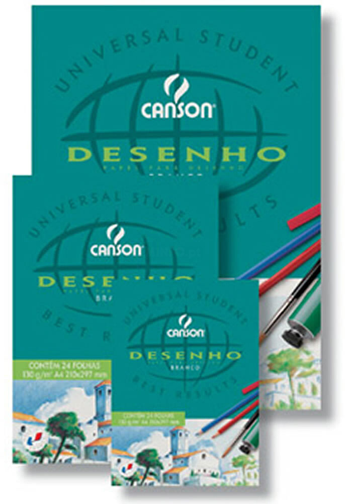 Bloco Desenho A4 Canson 120gr 24 Folhas ALT-1085602