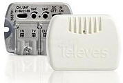 Amplificador Int. Vivenda Vhf/Uhf G9/20dB S/ F. Alim. Televes : Amplificador de apartamento