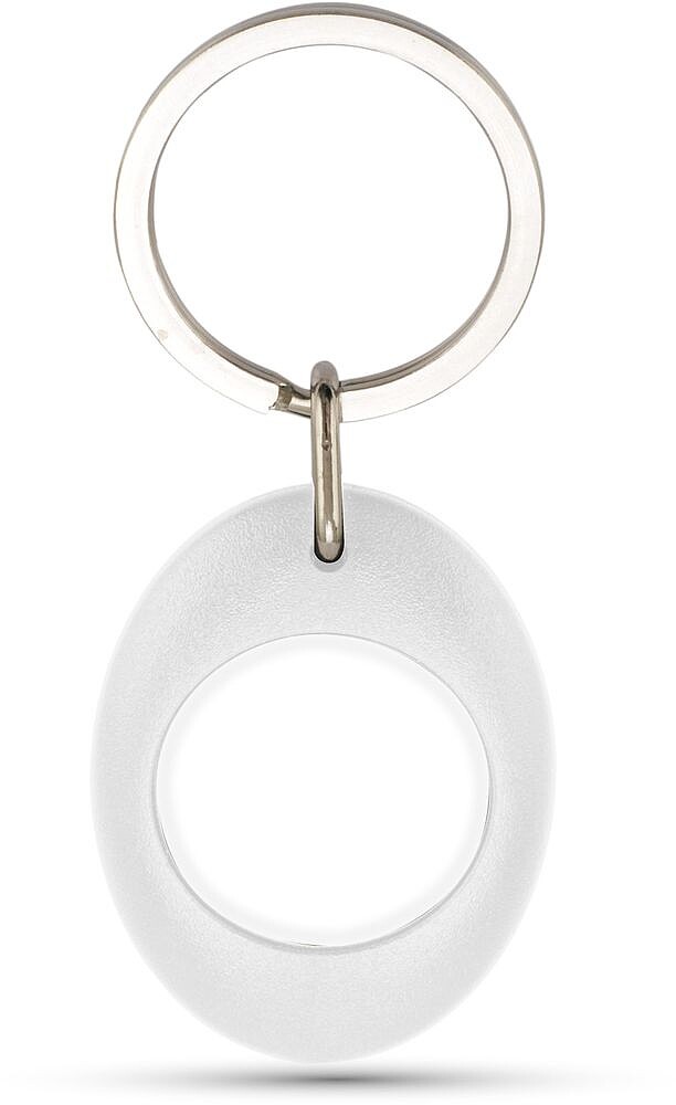 Porta-chaves CR-Z oval com ficha € 1,00 para carrinho 140745