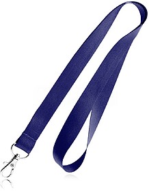 14076465U Polyard : Azul Marinho U Lanyard em poliéster e m...