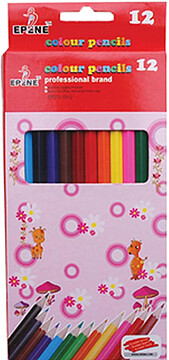 ALT-1601020 : Lapis Cor 18cm Epene EP20-1012 Cx Cartao 12un