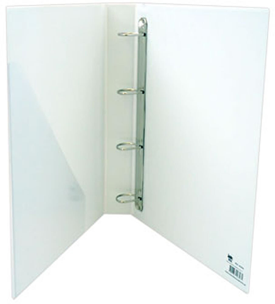 Pasta Canguru 32x26x4,5cm Plastico Branco com Capa 4 Argolas 4/30mm Lombada 4,5cm - 1UN Roma30) alt-17030-10