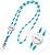 Lapely Lanyard tubular em terylene com ajuste e mosquetão 140820 - imagem 2