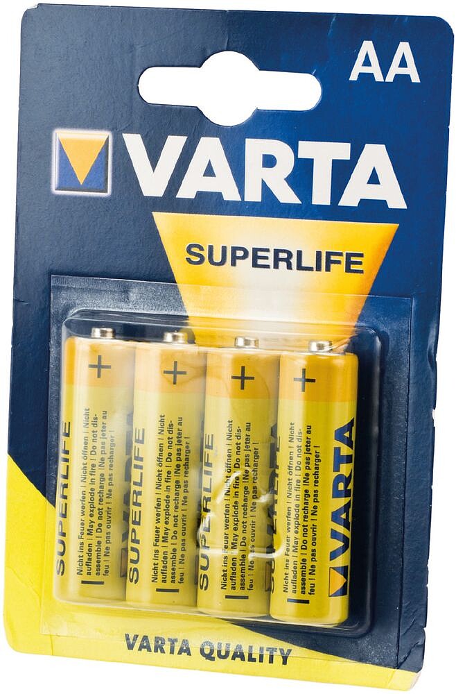 Battery AA-RO6 Conjunto de 4 pilhas AA-R06 230034