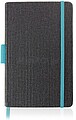 Exnote Bloco de notas A5 com capa em PU e porta-esferográfica 250561