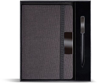 25059511EP Set Proust : Preto EP Conjunto bloco A5 em RPET e...