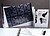 Dim: 21,7 x 22,5 Lomb: 4,5mm : 2 x D : Dossier personalizável A5 : PVC branco : c/vitrine capa e lombada : aberto no topo - imagem 1