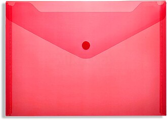 Brier A5 : Vermelho U Pasta porta-documentos A5 em PP