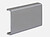 Sinaletica Plana Signify : Perfil Frontal 93mm ( 2,5m ) aluminio natural - imagem 1