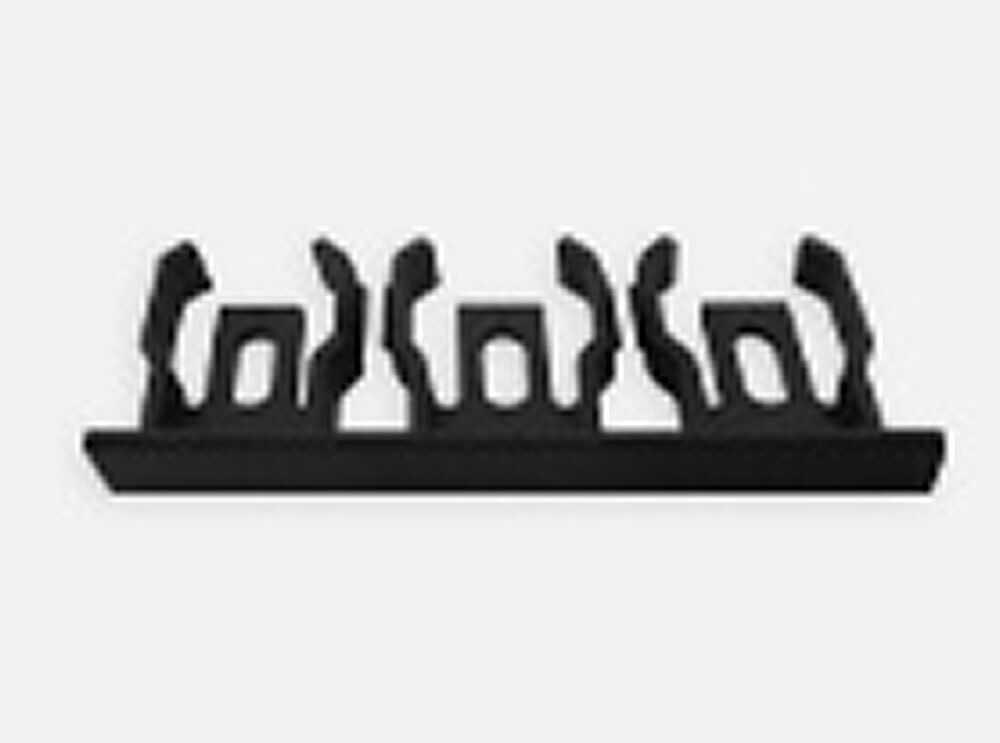 Sinaletica Plana Signify : Tampo Plástico Individual 93mm Preto ( pack 2 unidades )
