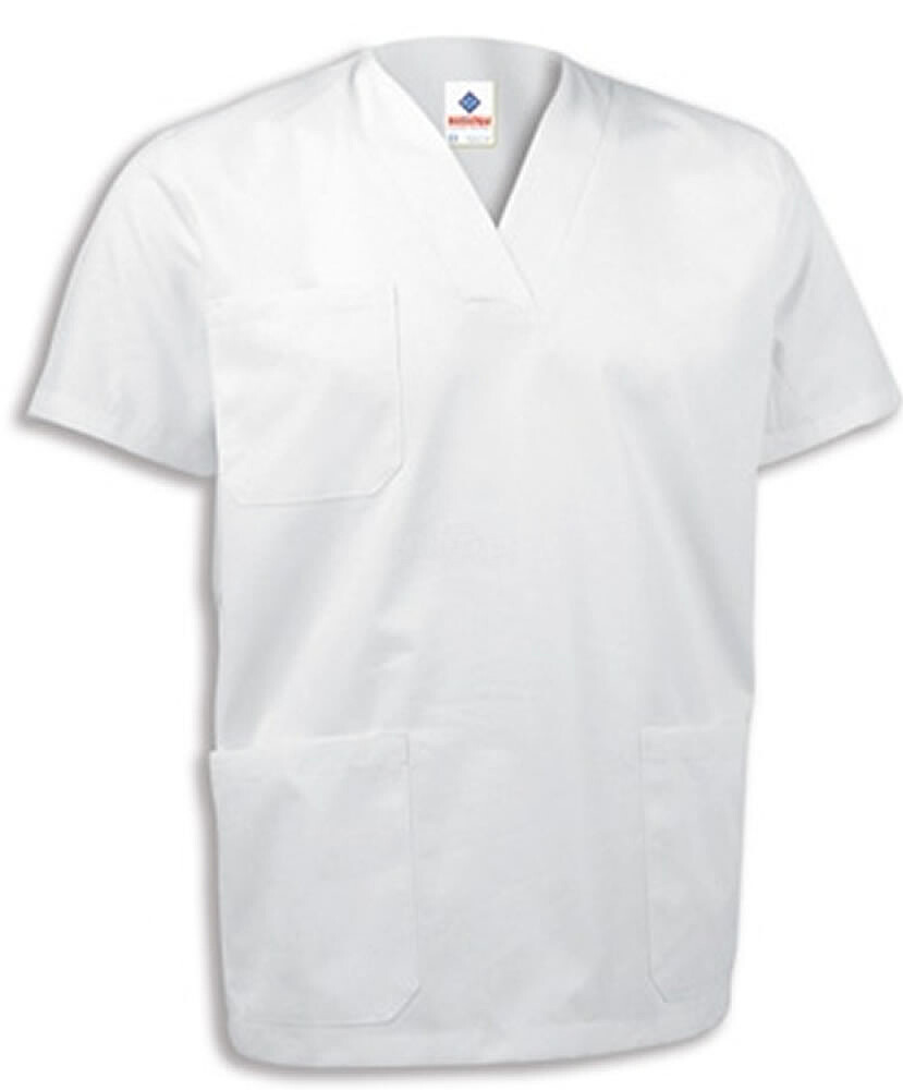 Tunica Enfermeiro Decote V - Branco : pag 140/10