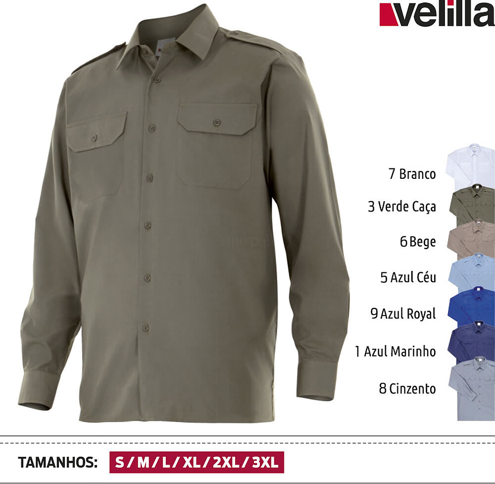 Camisa Uniforme Manga Comprida : pag.59/16