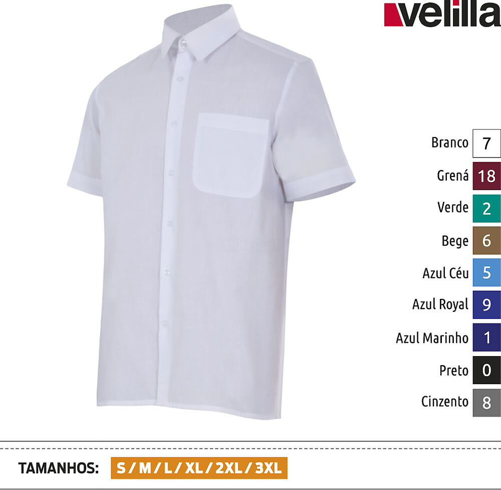 Camisa Manga Curta com Bolso : pag.140/16