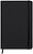 Bloco Notas Pautado 21x14,7cm PU Preto 100Fls - imagem 1