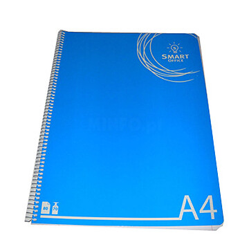 ALT-1082020 : Caderno Espiral Smart Office Capa Polipropileno, A4 Quadriculado 70gr, 100 Folhas