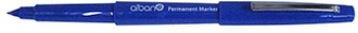 Marcador Permanente Medio Ponta Nylon Azul - 1un