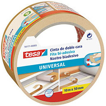 Fita Adesiva Dupla Face Tesa 50mmx10mt - 1un (5671)