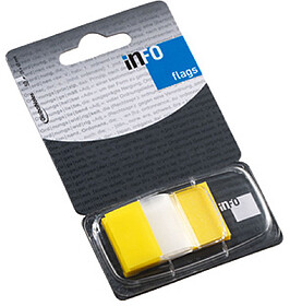 alt-162772850 : Separador Tape Flags 1 Polegada Amarelo
