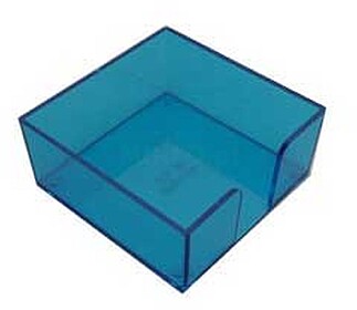 Base transparente para Bloco (Cubo) 110x110x45mm