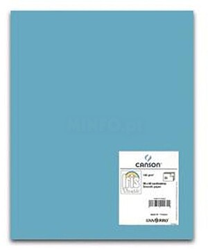 Cartolina 185gr 1 Folha 50x65cm Canson Iris Azul Celeste