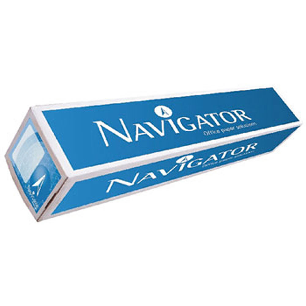 Papel Plotter 90gr 610mmx50mts Navigator (Pack 1 Rolo)