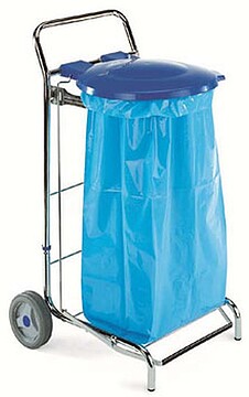 Contentor c/Pedal 120L e Rodas(muda Cor Pelo Saco)