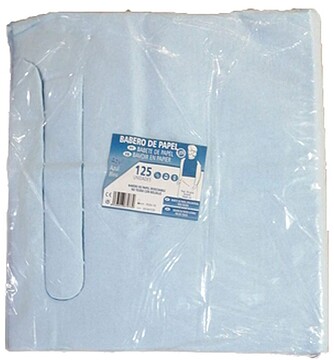 Babete Adulto,c/Bolsa,Plastico 4x125=Cx 500un
