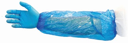 Manga Proteção c/Elásticos Azul (Marcação CE) 25g 100un