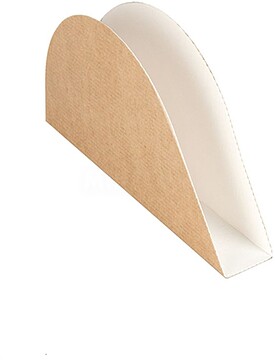 Embalagem Tacos Kraft 15x2x7cm THEPACK 200un Embalagem Tacos Kraft 15x2x7cm THEPACK 200un