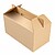 Caixa Asa Menu Lunch Box Kraft 24,5x13,5x12cm 1un - imagem 1