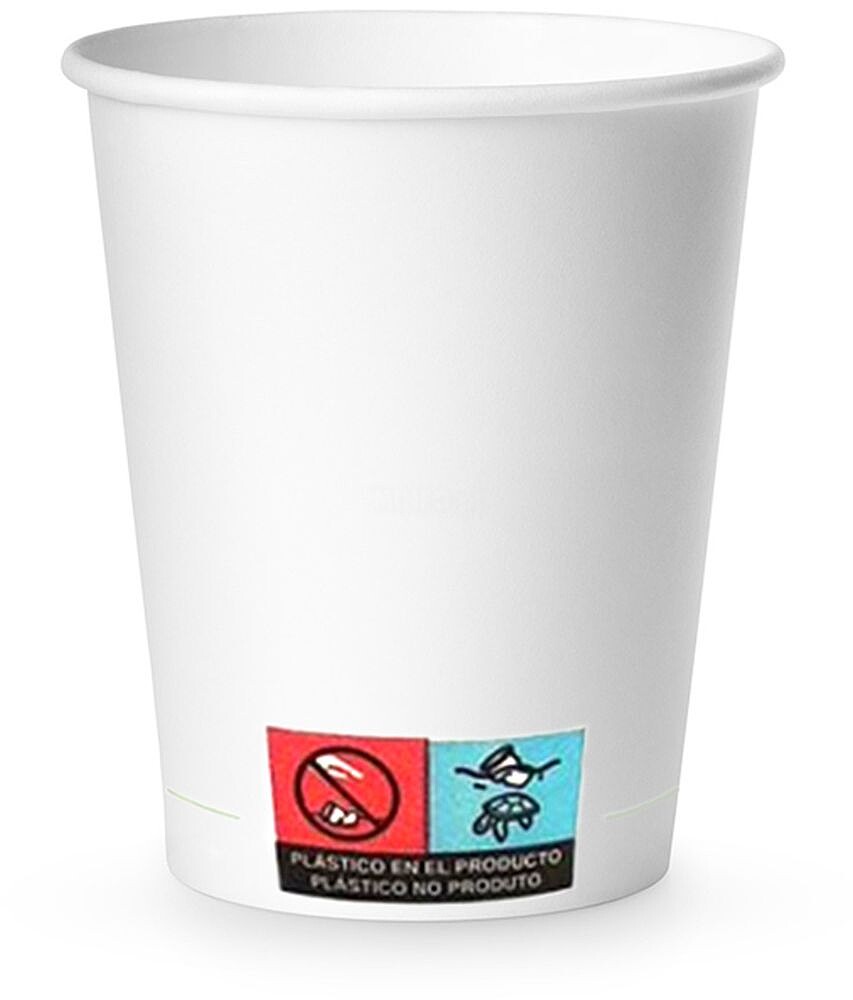 Copos 200ml Papel 7oz Branco 50un Copos 200ml Papel 7oz Branco 50un