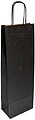 Saco 1 Garrafa 100g 14x08x40cm c/Asas Papel Preto 1un Saco 1 Garrafa 100g 14x08x40cm c/Asas Papel Preto 1un