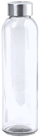 Garrafa Vidro 500ml Transparente Tampa Aço Ino Garrafa Vidr...