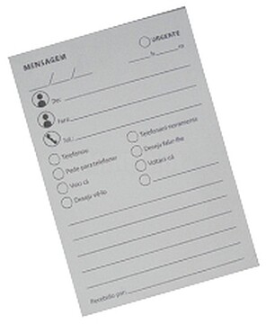 Post-It Bloco Recado Telef./Mensagem 60 Folhas 149x102mm 1un