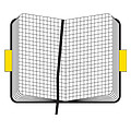 Bloco Notas de Bolso Quadriculado Moleskine Classico Vermelho, Fecho Elastico, 192 Folhas, 9x14cm, Bolso Interior Expansível ALT-MOL62930291